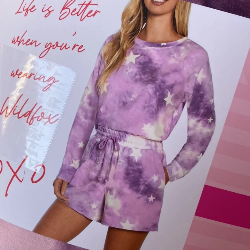 LAST ONE Wildfox Relaxed Stars Lounge Set - Picture 5 of 11